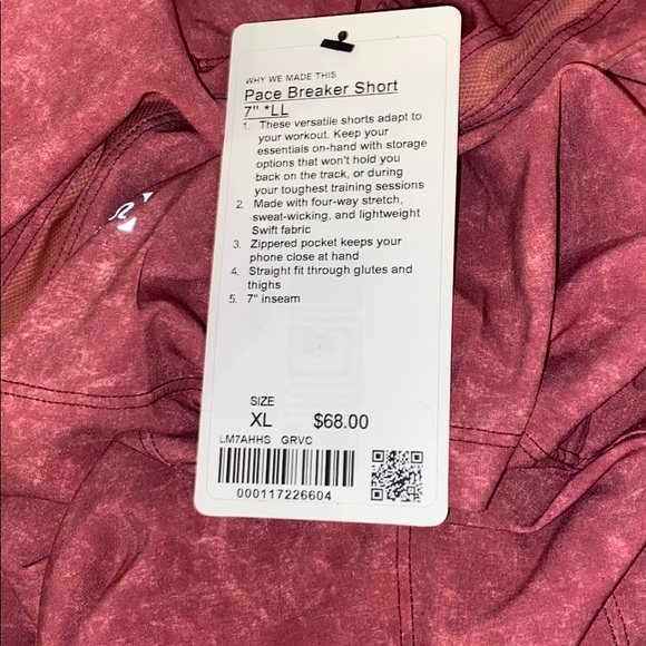 Pace Breaker 7” Short *Linerless, NWT - Picture 4 of 4